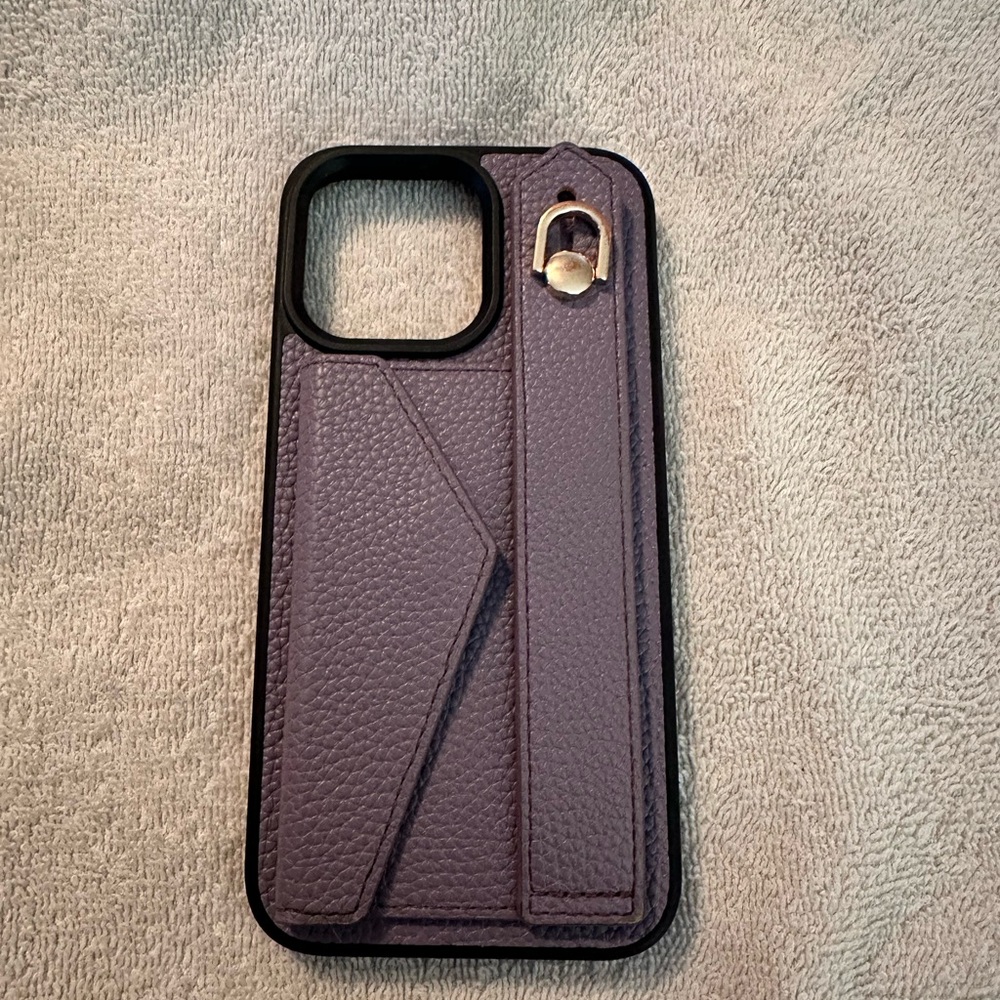 Purple Leather Phone Case